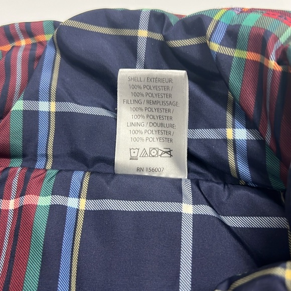 Vera Bradley Plaid Puffer Vest Size Medium - Picture 5 of 5